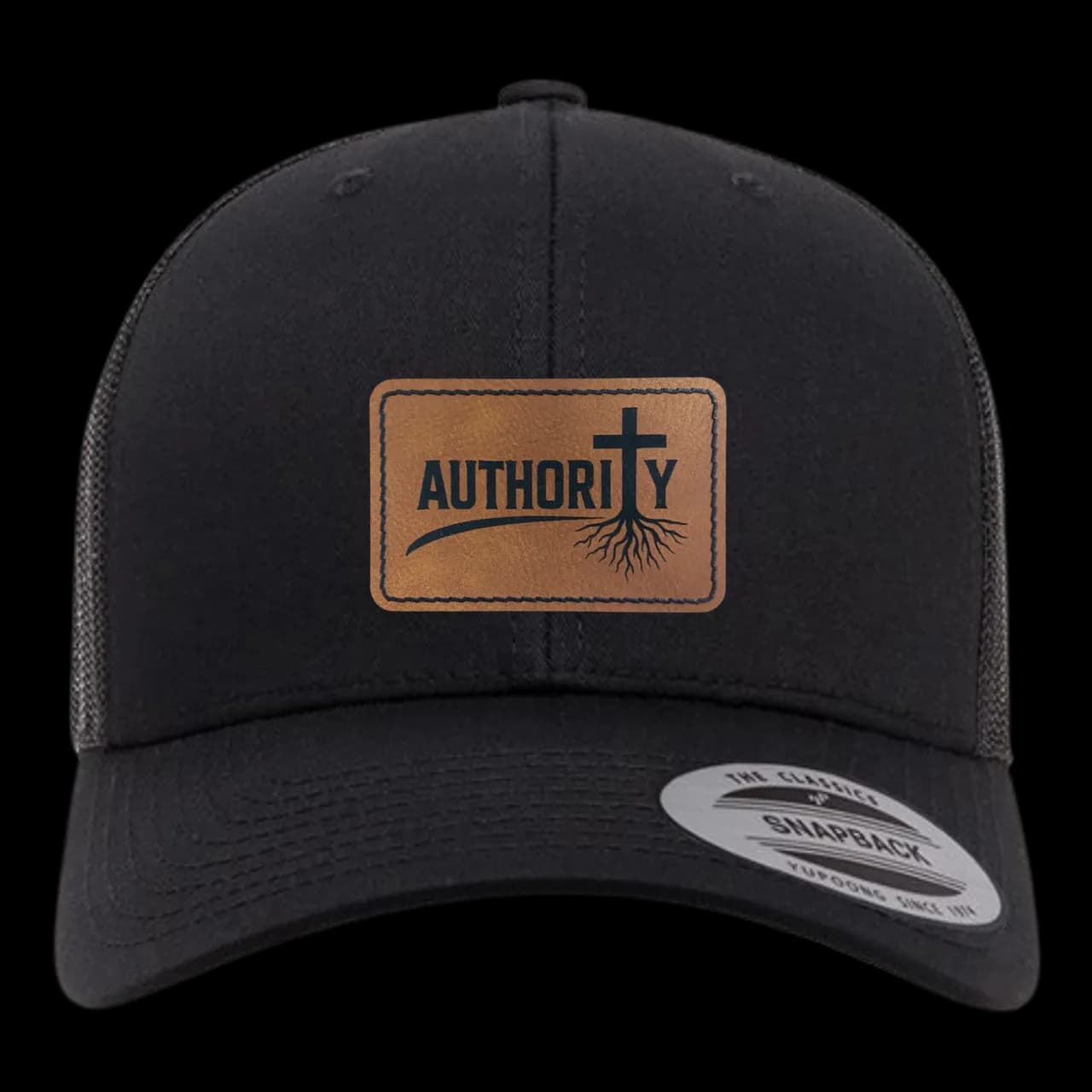 Authority Logo Leather Patch Hat
