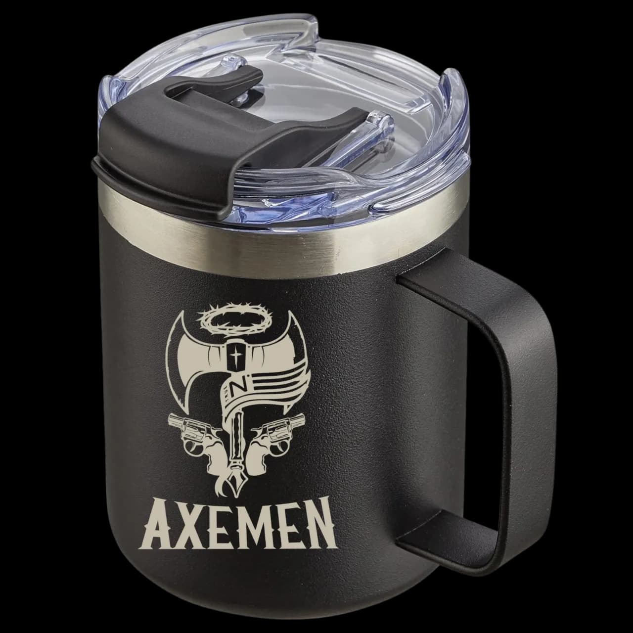 Axemen Engraved Coffee Tumbler