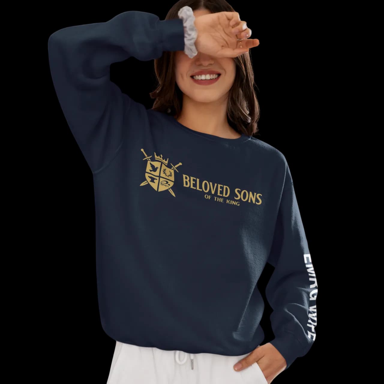 Beloved Sons of the King EMRG Wife Crewneck Sweatshirt