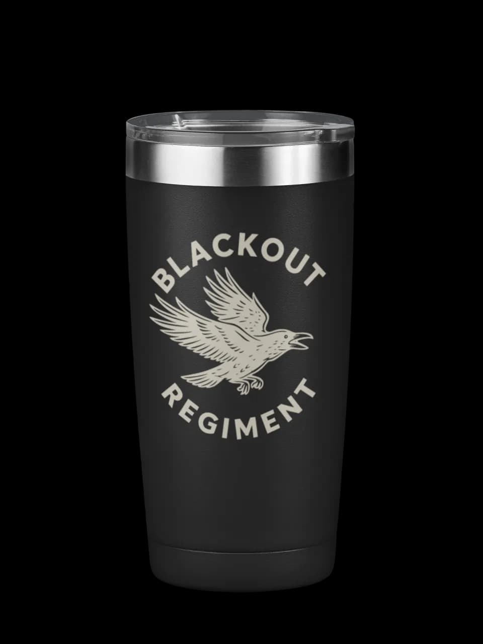 Blackout Regiment Engraved 20 oz Tumbler