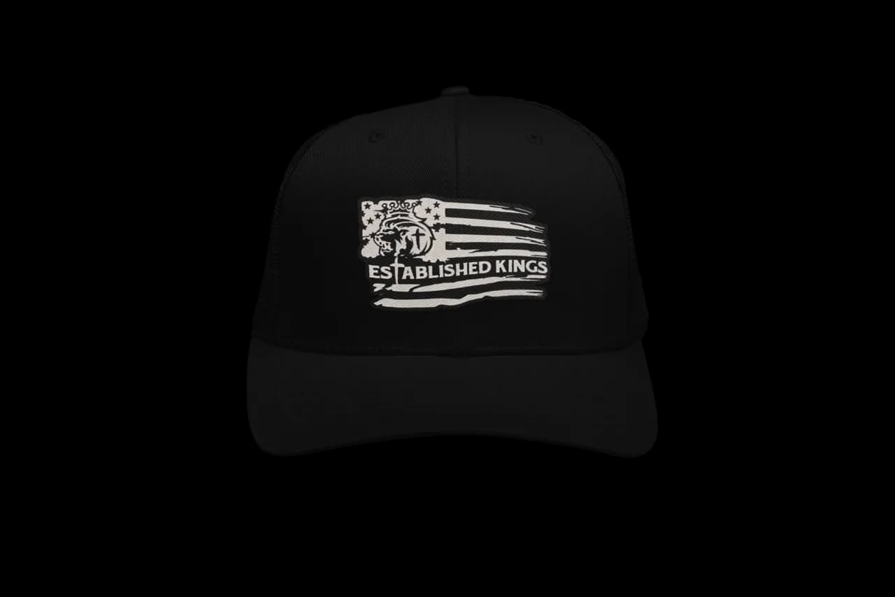 Established Kings Leather Patch Hat