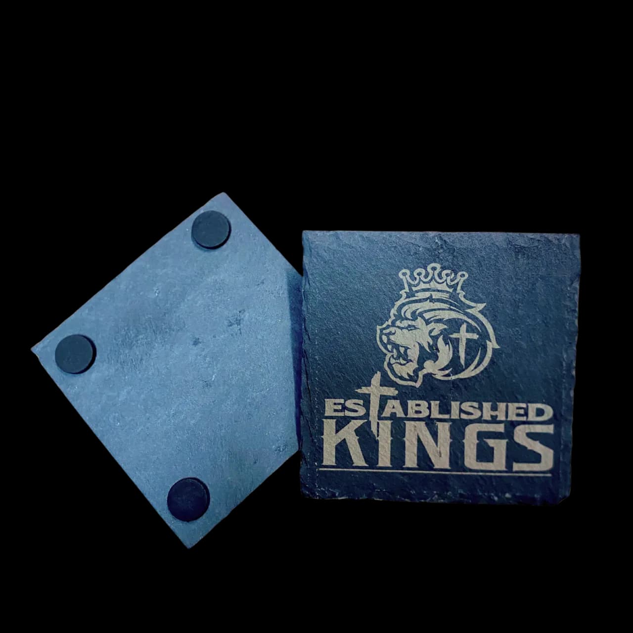 SPEND OVER $100 (on apparel/tumbler), Established Kings Coaster Set FREE