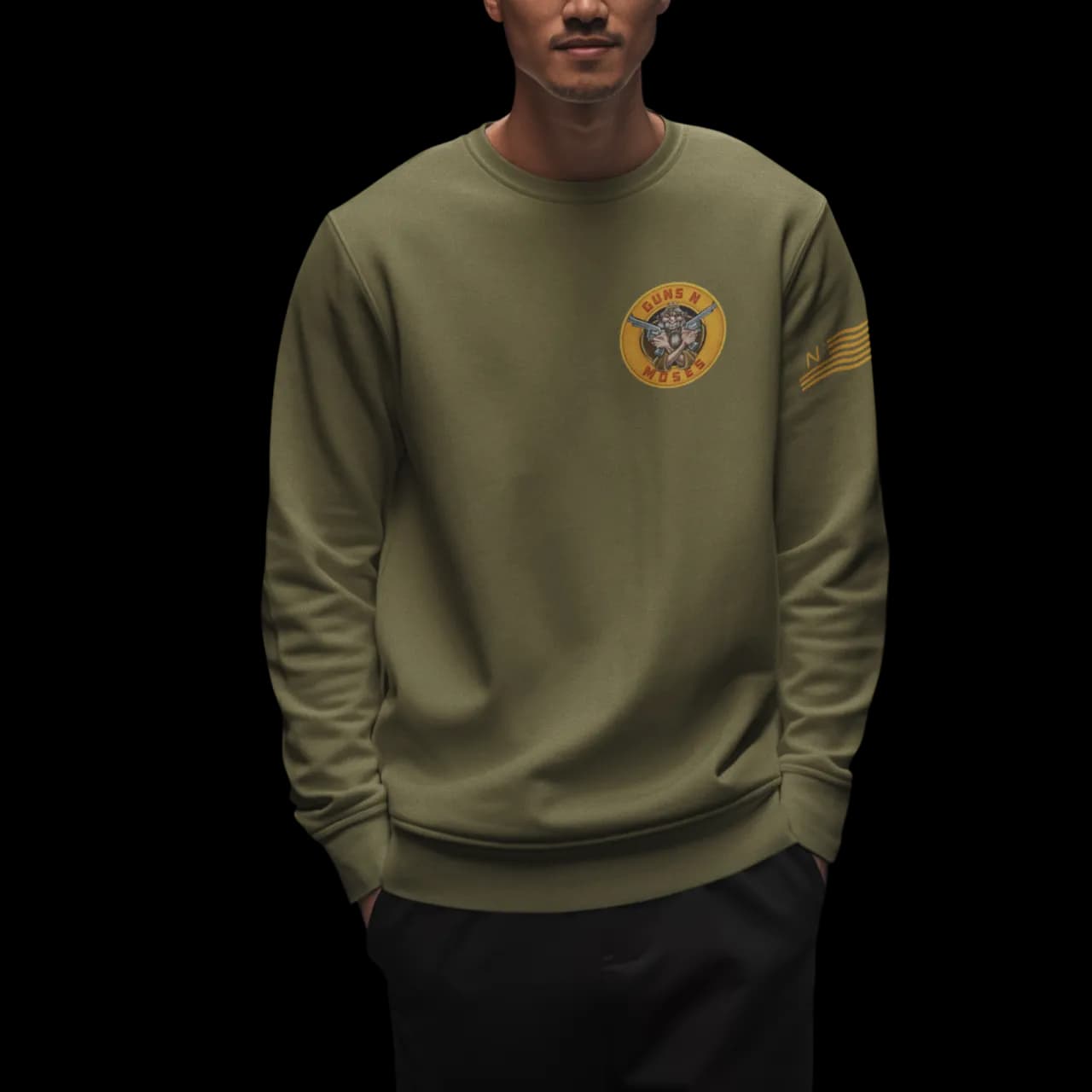 Guns N Moses Crewneck Sweatshirt