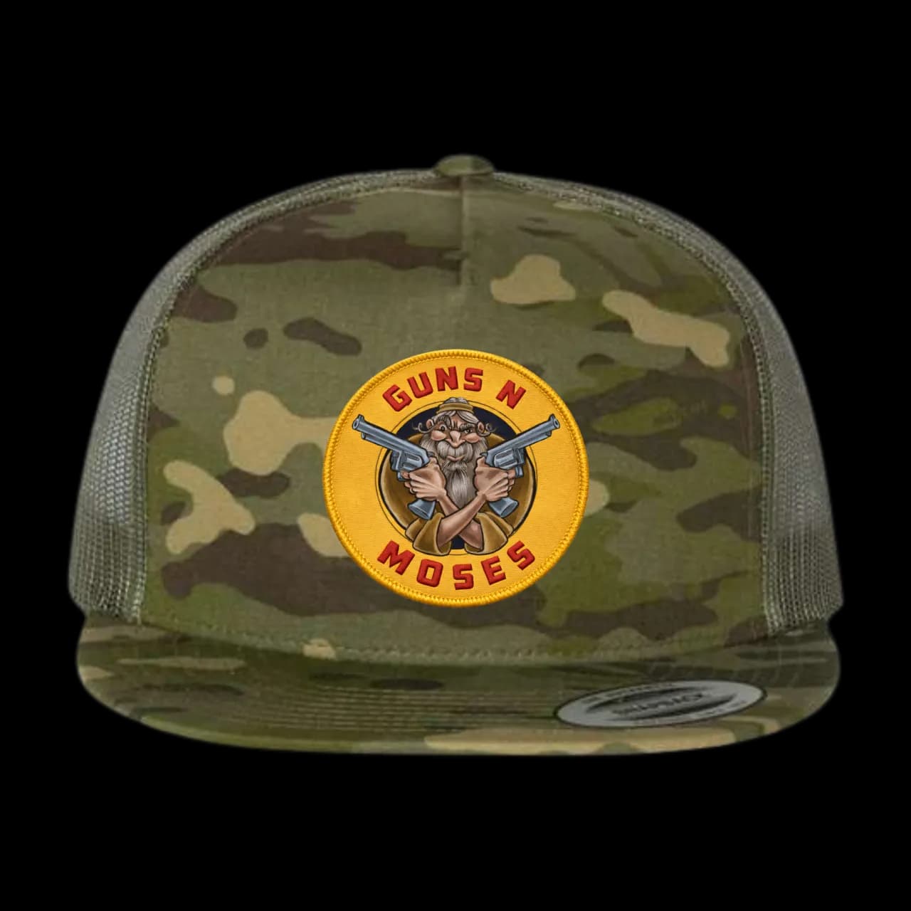 Guns N Moses Embroidered Patch Hat