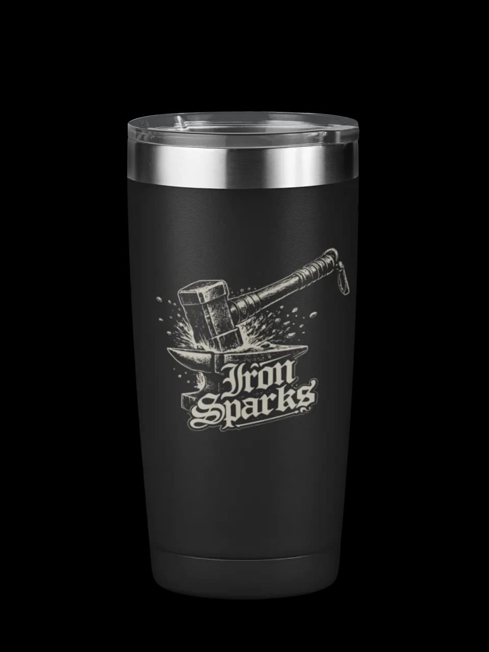 Iron Sparks Engraved 20 oz Tumbler