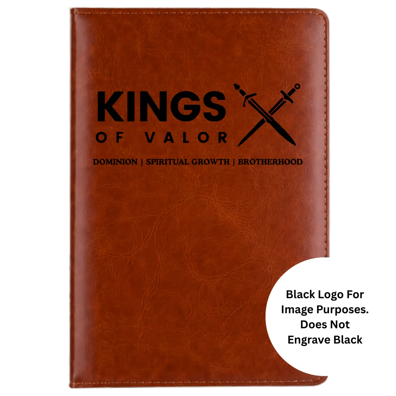 Kings Of Valor 5.5x8.3" Hardcover Leather A5 Notebook