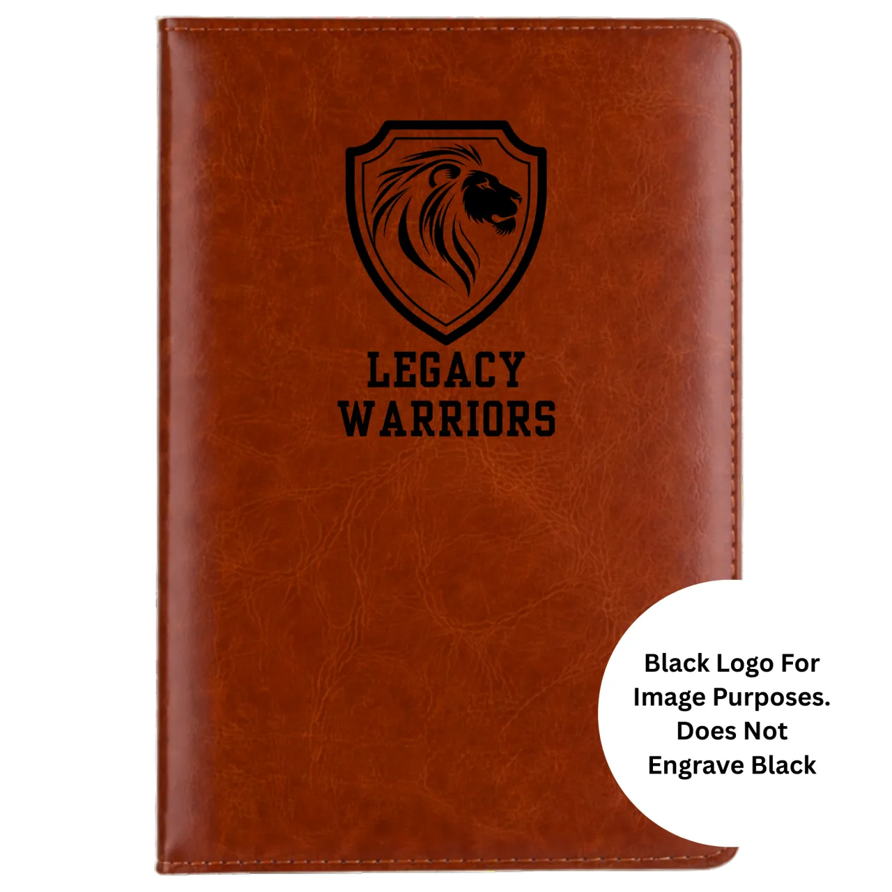 Legacy Warriors 5.5x8.3" Hardcover Leather A5 Notebook