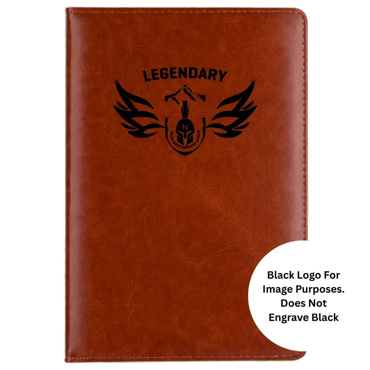 Legendary 5.5x8.3" Hardcover Leather A5 Notebook