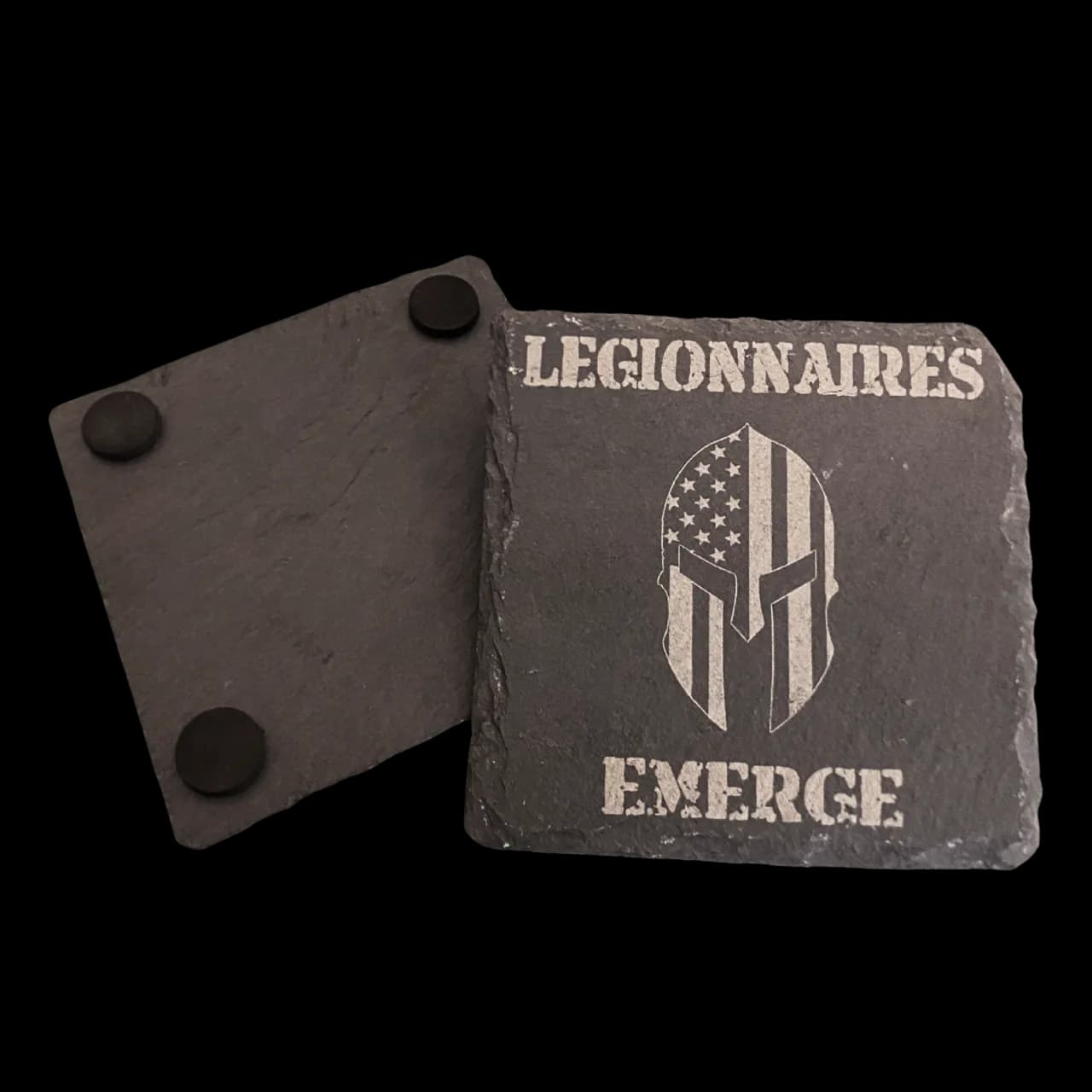 SPEND OVER $100 (on apparel/tumbler) Legionnaires Stone Coaster Set FREE