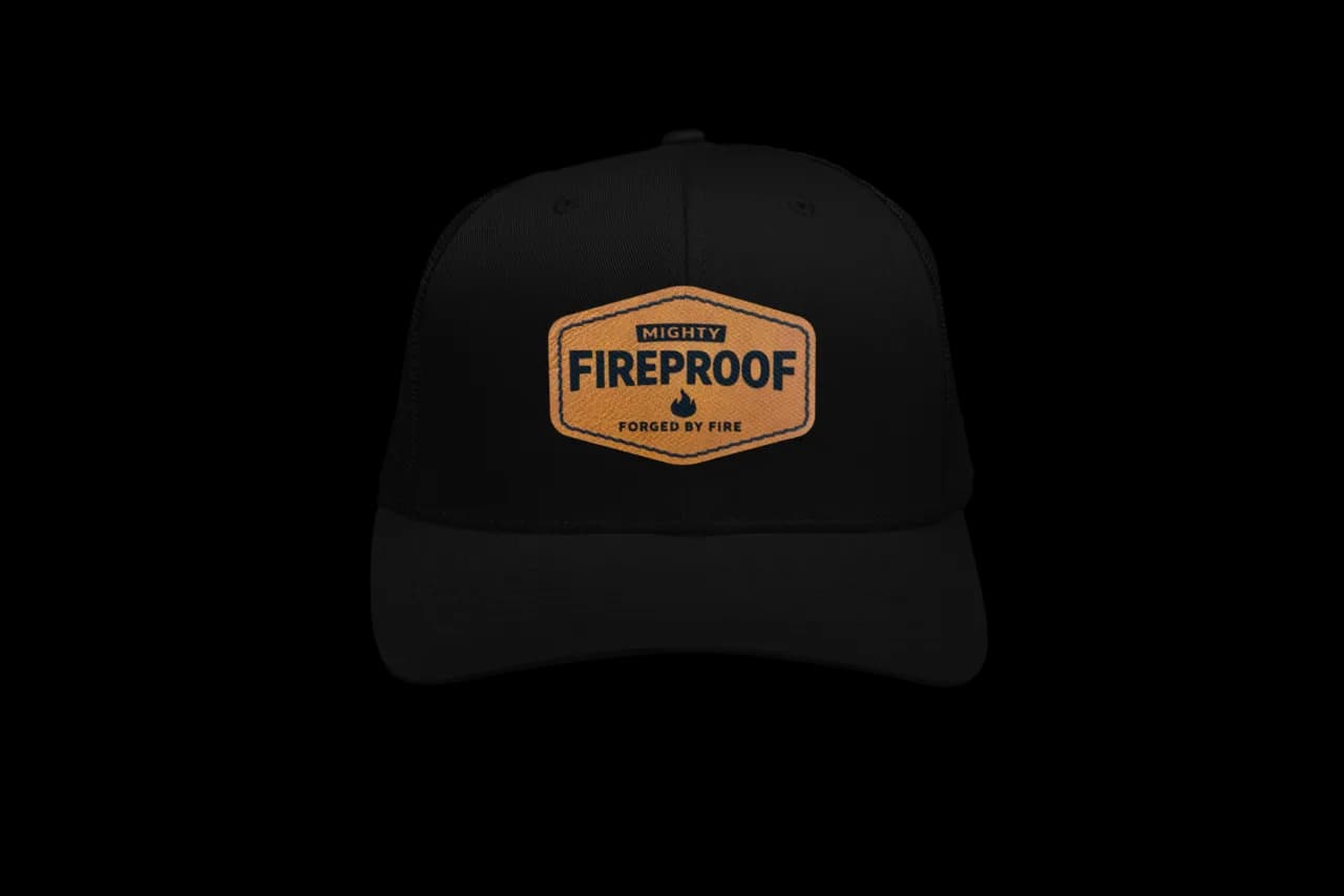 Mighty Fireproof Leather Patch Hat