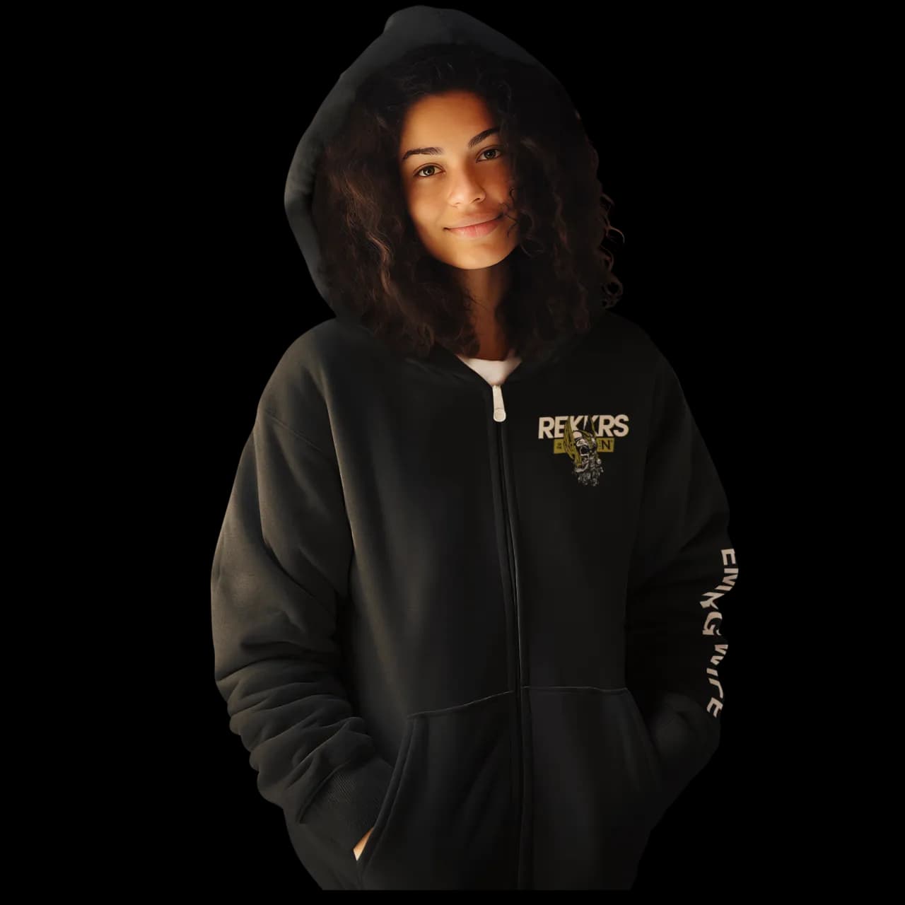 REKKRS EMRG Wife Zip Up Heavy Weight Hoodie