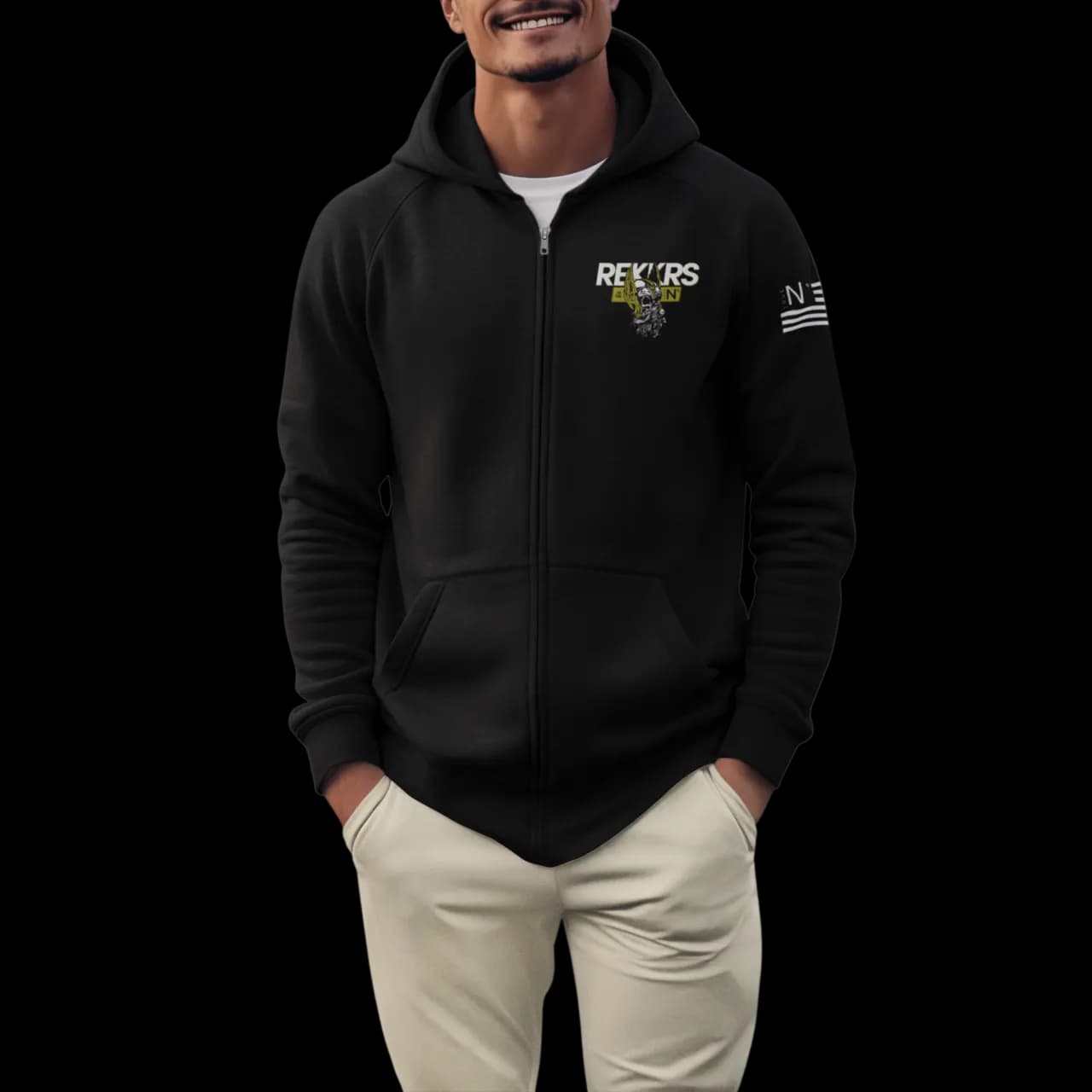 REKKRS Zip Up Heavy Weight Hoodie