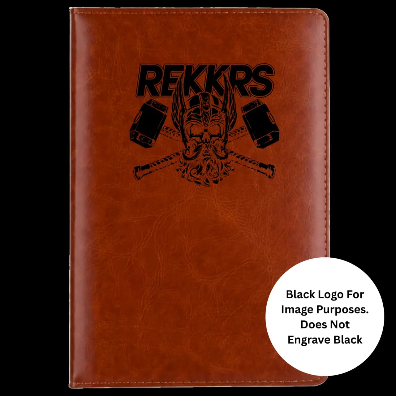 REKKRS 5.5x8.3" Hardcover Leather A5 Notebook