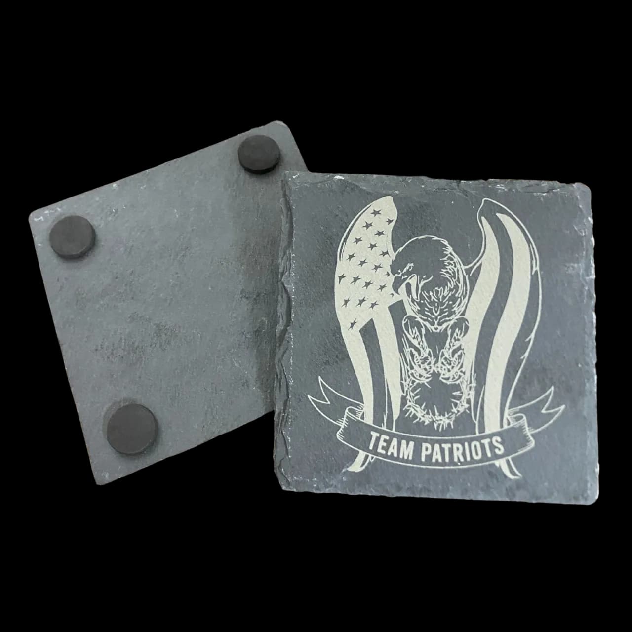 ADDITIONAL Team Patriots Stone Coaster Set of 2