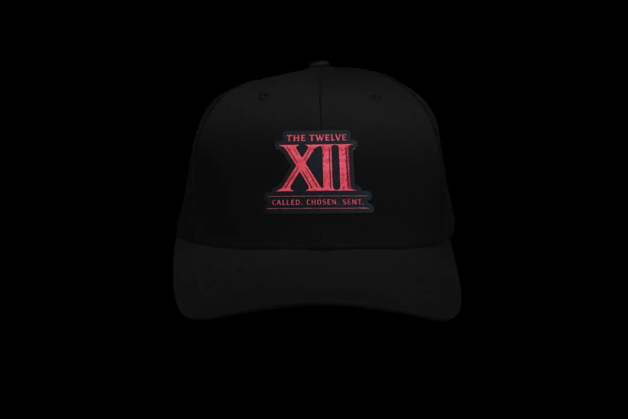 The Twelve Red Logo Leather Patch Hat